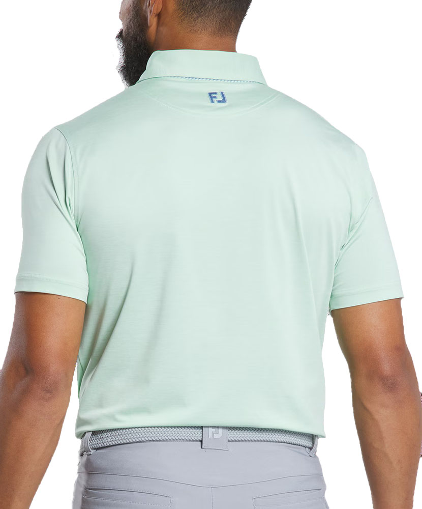 St. Jude FootJoy Heather Lisle Lattice Trim Polo